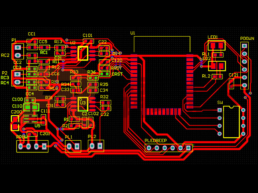 TFT液晶屏PCB设计注意问题之TFT液晶显示模组基板结构设计详解